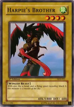 Harpie's Brother Unlimited Common Starter Deck: Joey SDJ-011 NM - Image 1