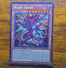 Konami Yu-Gi-Oh! TCG Black Chaos COR1-EN001 Chaos Origins Secret Rare - Image 1