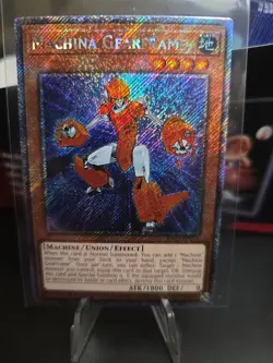 Yugioh TCG Machina Gearframe RA03-EN234 Platinum Secret Rare NM - Image 1