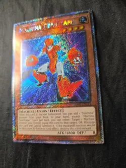 Yugioh TCG Machina Gearframe RA03-EN234 Platinum Secret Rare NM - Image 3