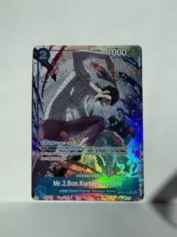 Mr.2.Bon.Kurei(Bentham) Alternate Art OP16-055 The Time of Battle FOIL One Piece - Image 1