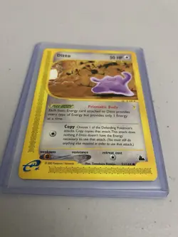 Pokemon 2003 Ditto Skyridge 51/144 Regular Non-Holo Common Card Vintage NM Mint - Image 2
