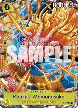 Foil - Kouzuki Momonosuke (Event Pack Vol. 4) - PR / NM / English One Piece TCG - Image 1