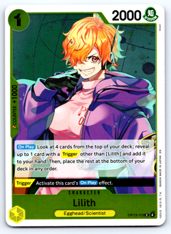 Lilith FOIL - OP13 - Carrying His Will - One Piece - Image 1