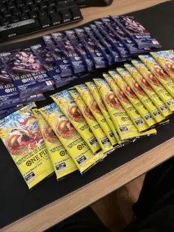 One Piece TCG Dead Packs Lot - 15X Op15 13X OP14 - Image 2