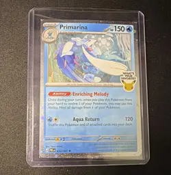 Pokemon TCG Primarina Barnes & Noble promo card sealed - Image 1