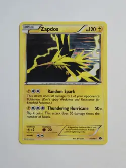 Zapdos 41/99 Pokemon Card Next Destinies Holo Rare LP - Image 1