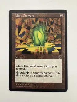 Moss Diamond MTG Magic the Gathering Card NM Near Mint Mirage - Image 1