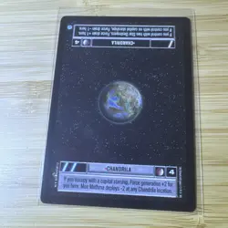 Star Wars CCG Decipher Trading card Chandrila - Image 1