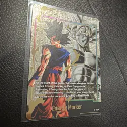 Dragon Ball Fusion World Card Game Goku Energy Marker E-112 Gold Alt US Seller - Image 5