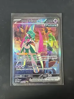 Pokemon Iron Valiant EX Paradox Rift Card 249/182 Special Illustration Rare - Image 1