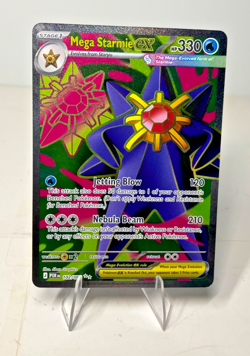 MEGA Starmie EX Perfect Order Pokemon Card Ultra Rare - Image 1