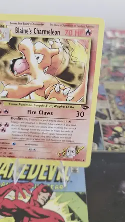 Pokemon TCG Blaine's Charmeleon Gym Challenge 31/132 1st Edition Uncommon NM - Image 2