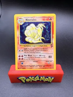 Pokemon TCG Ninetales Base Set 2 13/130 Holo Unlimited Holo Rare-MP!! - Image 1
