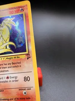 Pokemon TCG Ninetales Base Set 2 13/130 Holo Unlimited Holo Rare-MP!! - Image 2