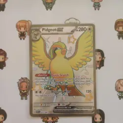 Pidgeot ex 221/091 Paldean Fates Full Art Holo - Image 1
