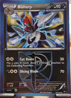 Pokemon TCG Bisharp Plasma Freeze 74/116 Uncommon - Image 1