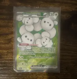 Pokemon TCG Maushold ex 233/182 SV04 Paradox Rift Ultra Rare Holo ENG 230HP - Image 1