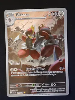 Bisharp 143/086 Holo Illustration Rare Black Bolt Pokemon Near Mint - Image 1