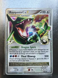 Pokemon Rayquaza C Lv. X 146/147 Supreme Victors Holo Rare Card - Image 3