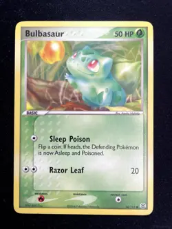 BULBASAUR 54/112 COMMON FIRERED & LEAFGREEN POKEMON - Image 1