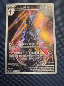 Pokemon TCG Ceruledge 197/191 SV08 Surging Sparks Illus Rare Holo EN - Image 1
