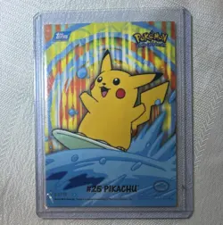 Topps Pokemon TV Animation Edition Holo Lot 2 Pikachu #25 Psyduck - Image 1
