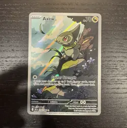 Pokemon TCG Axew 145/086 BLK Black Bolt Holo Rare Dragon Basic 2025 - Image 1