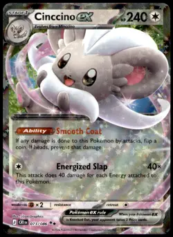 Cinccino ex 073/086 Double Rare Chaos Rising Pokemon Holo Near Mint - Image 1
