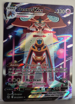 Pokemon TCG Deoxys VMAX GG45/GG70 Crown Zenith Galarian Gallery Ultra Rare Holo - Image 1
