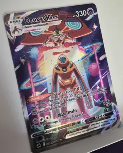 Pokemon TCG Deoxys VMAX GG45/GG70 Crown Zenith Galarian Gallery Ultra Rare Holo - Image 3