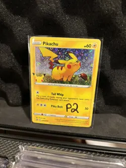 P2 Pikachu SWSH039 General Mills Promo 2020 Holo Rare Holo Pokemon NM 25th - Image 1