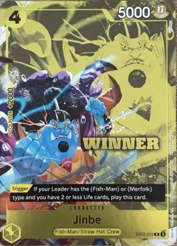 Jinbe EB02-055 Foil One Piece Winner Promotion Cards NM - Image 1