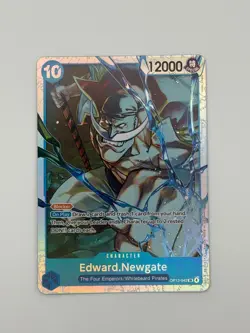 Edward.Newgate OP13-042 Carrying On His Will Foil One Piece TCG English - Image 1