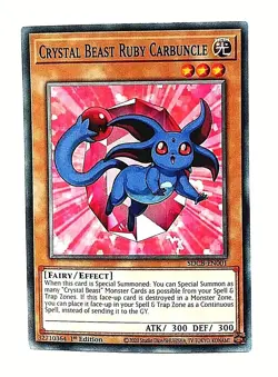 Yu-Gi-Oh Structure Deck Legend Of The Crystal Beasts Trading Cards - Image 2