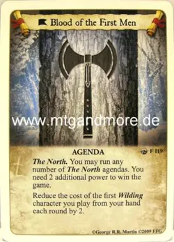 A Game of Thrones - 1x Blood of the First Men #119 - Image 1