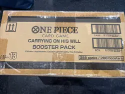 OP-13 Booster box Case carrying on his will One Piece TCG Sealed Case - Image 1