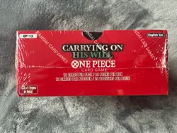 One Piece TCG OP-13 Carrying On His Will Booster Box 24 Packs, Sealed - Image 2