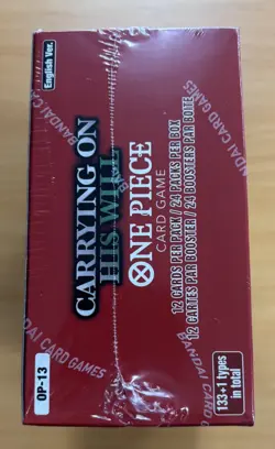 One Piece TCG OP-13 Carrying On His Will Factory Sealed Booster Box Eng 1st Wave - Image 2