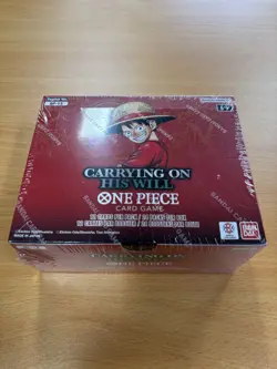 OP-13 Carrying on His Will One Piece TCG Booster Box Sealed English Express Ship - Image 1
