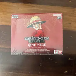One Piece TCG Sealed Booster Box Carrying On His Will OP-13 Ultra Rare - Image 1