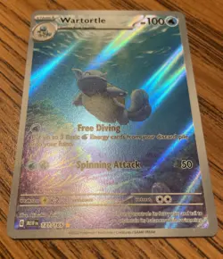 Wartortle - 171/165 Illustration Rare SV: Scarlet & Violet 151 Pokemon TCG NM - Image 2