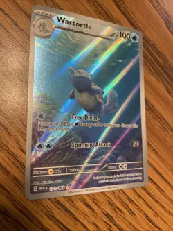 Wartortle - 171/165 Illustration Rare SV: Scarlet & Violet 151 Pokemon TCG NM - Image 3