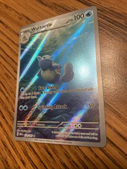 Wartortle - 171/165 Illustration Rare SV: Scarlet & Violet 151 Pokemon TCG NM - Image 4
