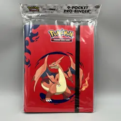 Ultra PRO Pokemon Mega Charizard X & Y 9-Pocket PRO-Binder 360 Card - NEW SEALED - Image 1