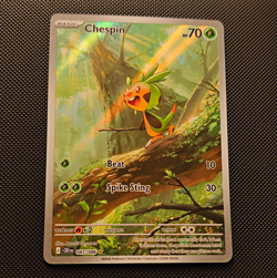 Pokemon TCG Chespin 087/086 Choas Rising Illustration Rare Holo English - Image 1