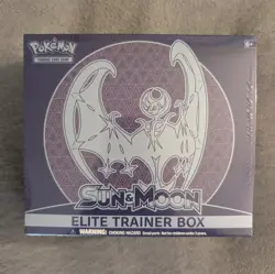 Pokemon TCG 2017 Sun and Moon Base Set ETB | Elite Trainer Box - Lunala (SEALED) - Image 1