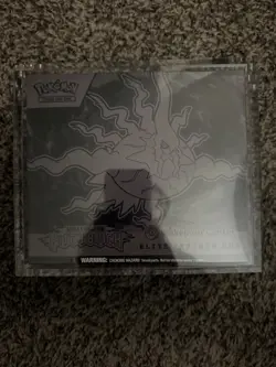Pitch Black Pokemon Center ETB Elite Trainer Box Factory Sealed + Acrylic - Image 1