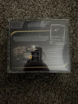 Pitch Black Pokemon Center ETB Elite Trainer Box Factory Sealed + Acrylic - Image 2