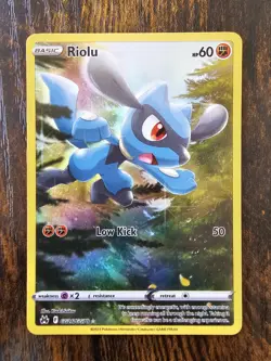 Pokemon Card - Riolu Crown Zenith Galarian Gallery GG26/GG70 Holo Near Mint - Image 1